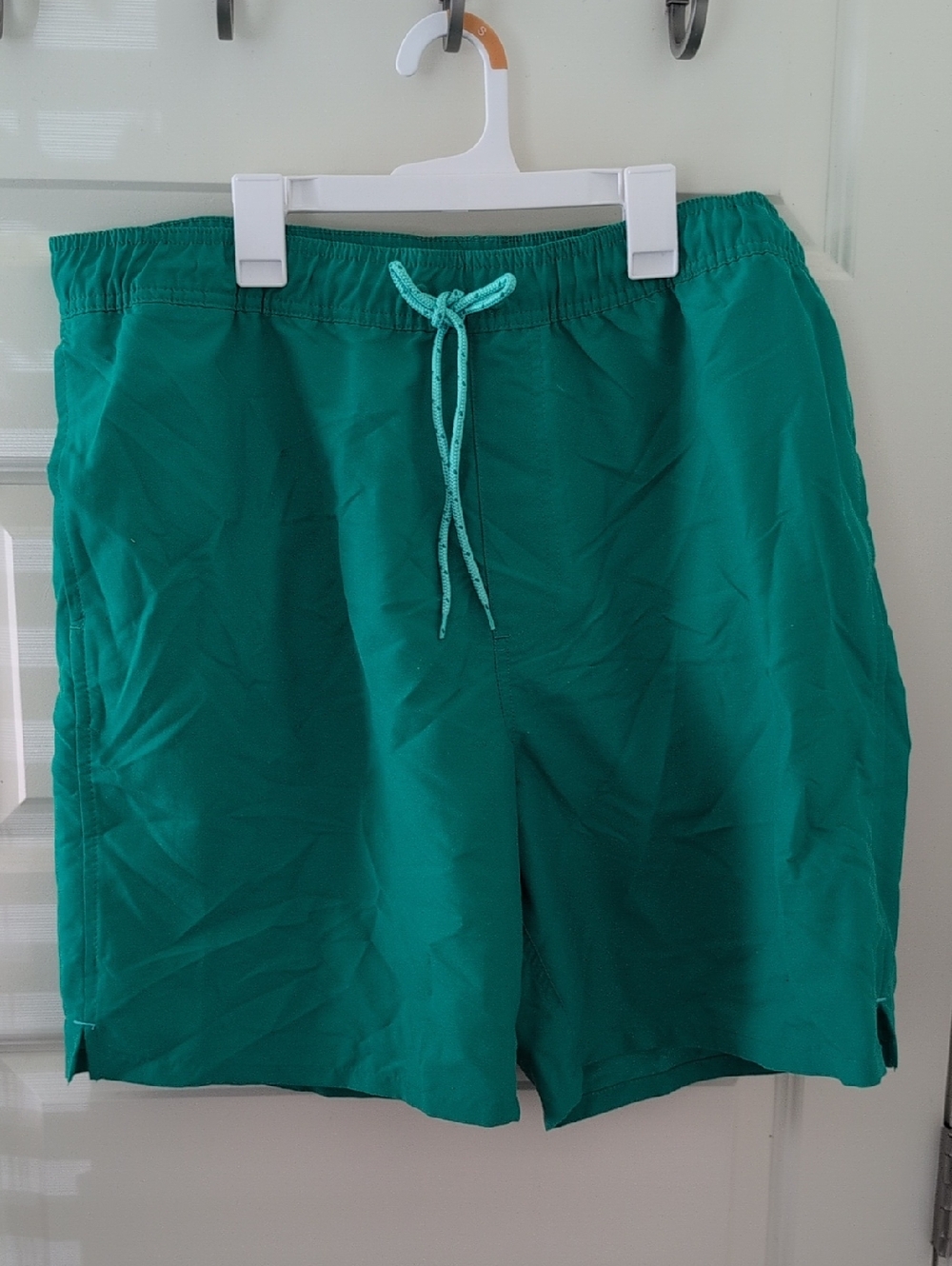 OLD NAVY Kelly Green Swim Trunks with Drawstring Waist Size XL